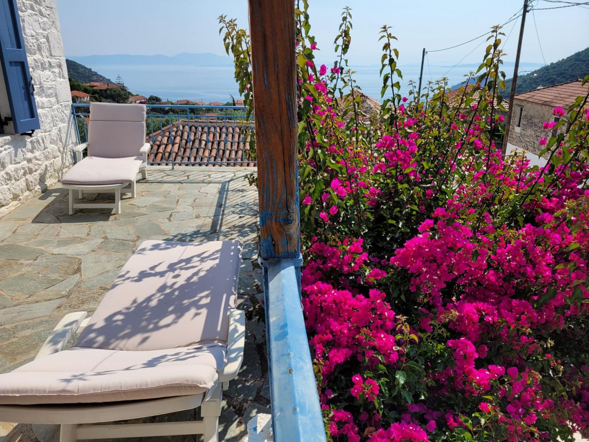 Lovely Traditionnal House With Sea View Tirós Exterior foto